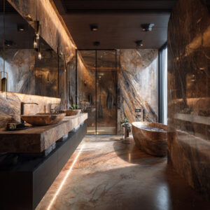 Read more about the article 10 Marble Bathroom Designs Elevating Your Sacred Space