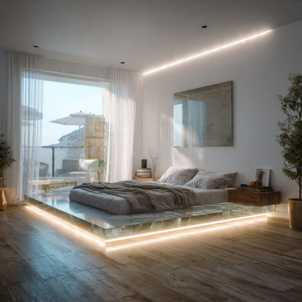 Under Bed Lighting The "Hidden" Luxury Effect