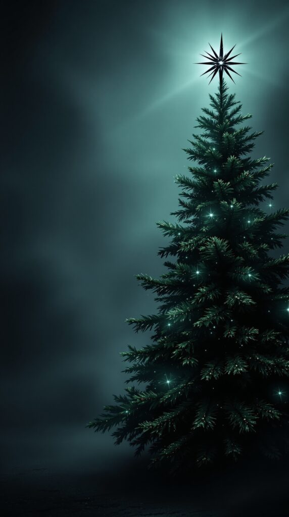 Unique Gloomy Style Christmas Tree Decoration Ideas