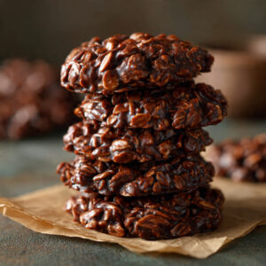 Read more about the article NO BAKE Chocolate Oatmeal Cookies The Marvel of Speed!