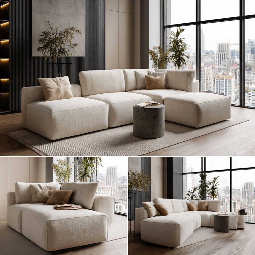 7 "Invisible" Pieces of Multi functional Furniture to Double the Utility of Your Small Living Room Ghế sofa mô-đun: Sự lựa chọn linh hoạt để điều chỉnh phòng khách nhỏ của bạn