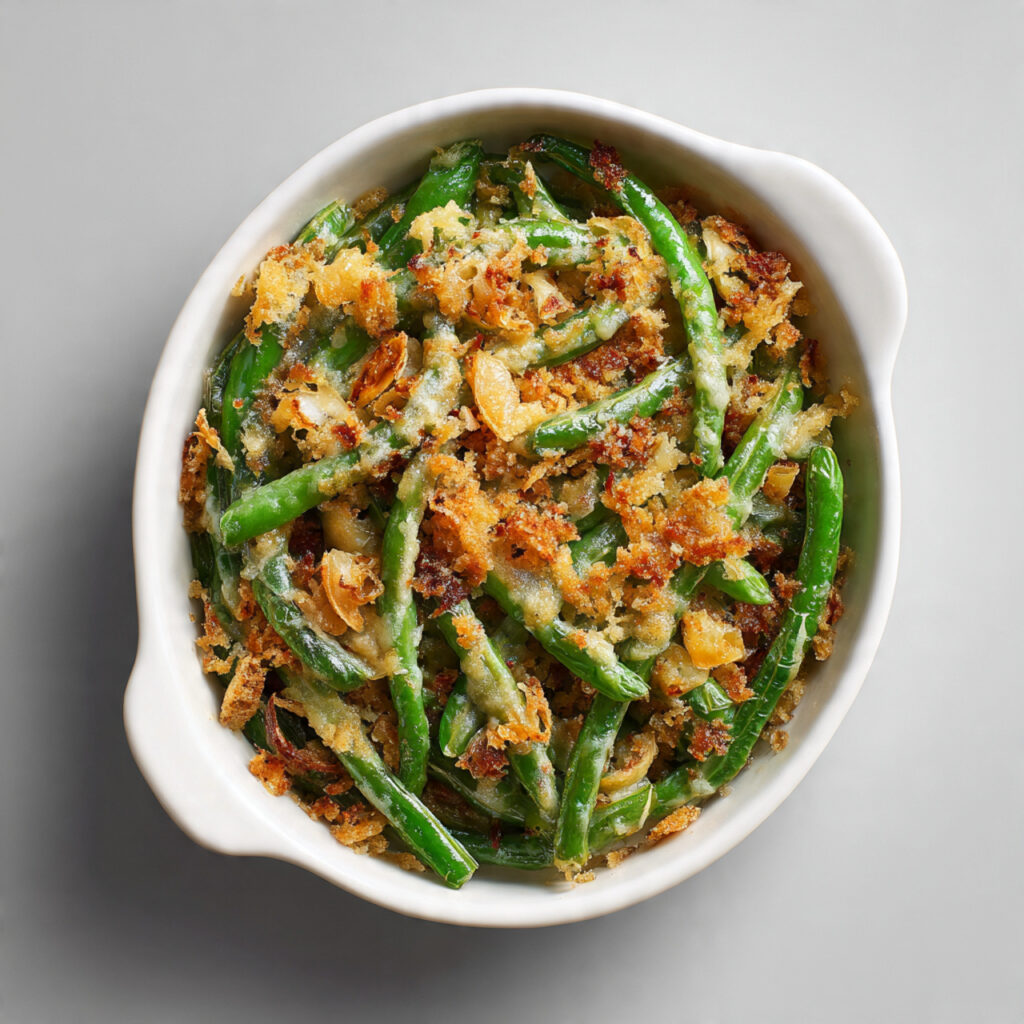 Easy Crockpot Green Bean Casserole