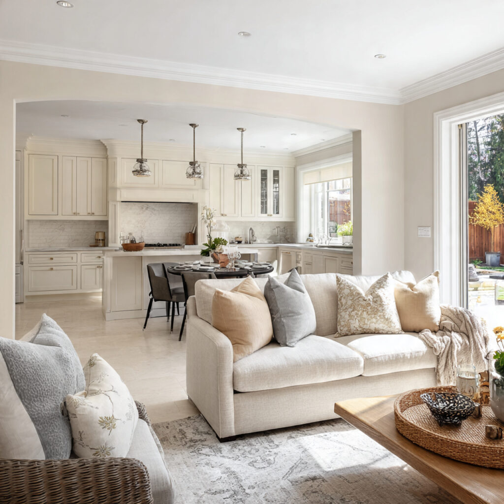 10 Modern Paint Color Trends for Open Plan Living and Kitchen Areas