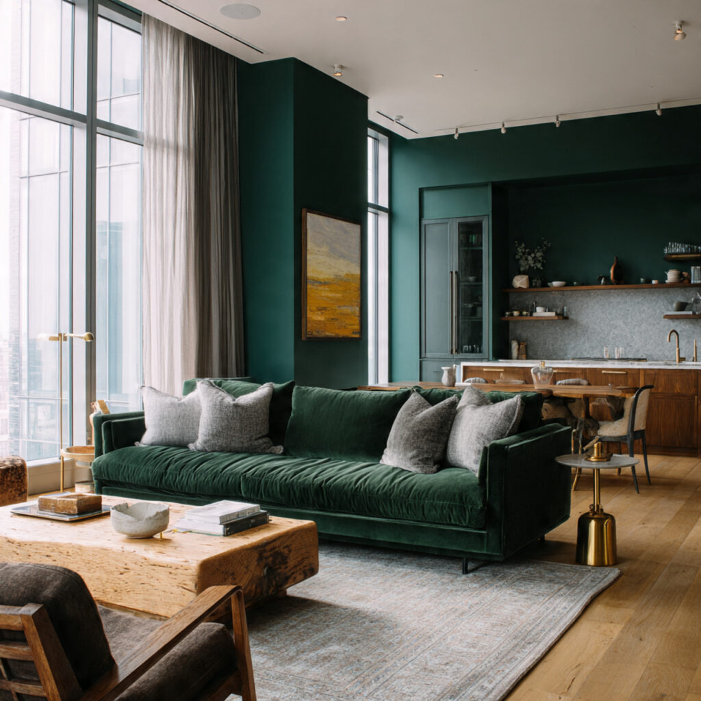 10 Modern Paint Color Trends for Open Plan Living and Kitchen Areas