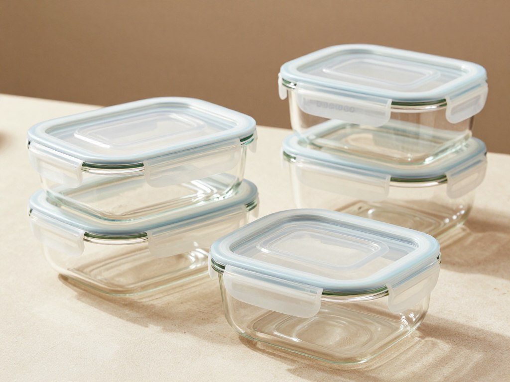 Bentgo Signature Leak-Proof Glass Food Storage with glass lids and vents