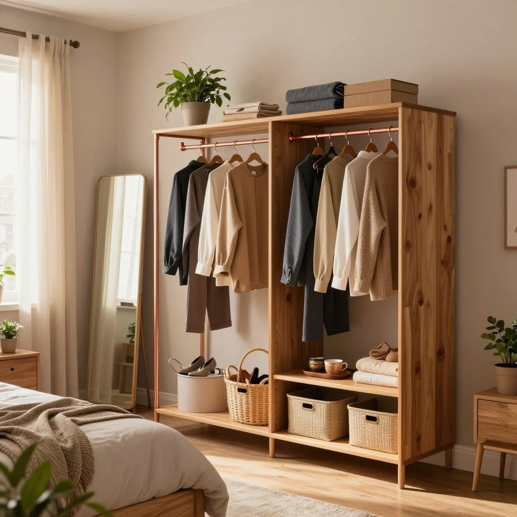 DIY Wardrobe Hacks for Small Bedrooms