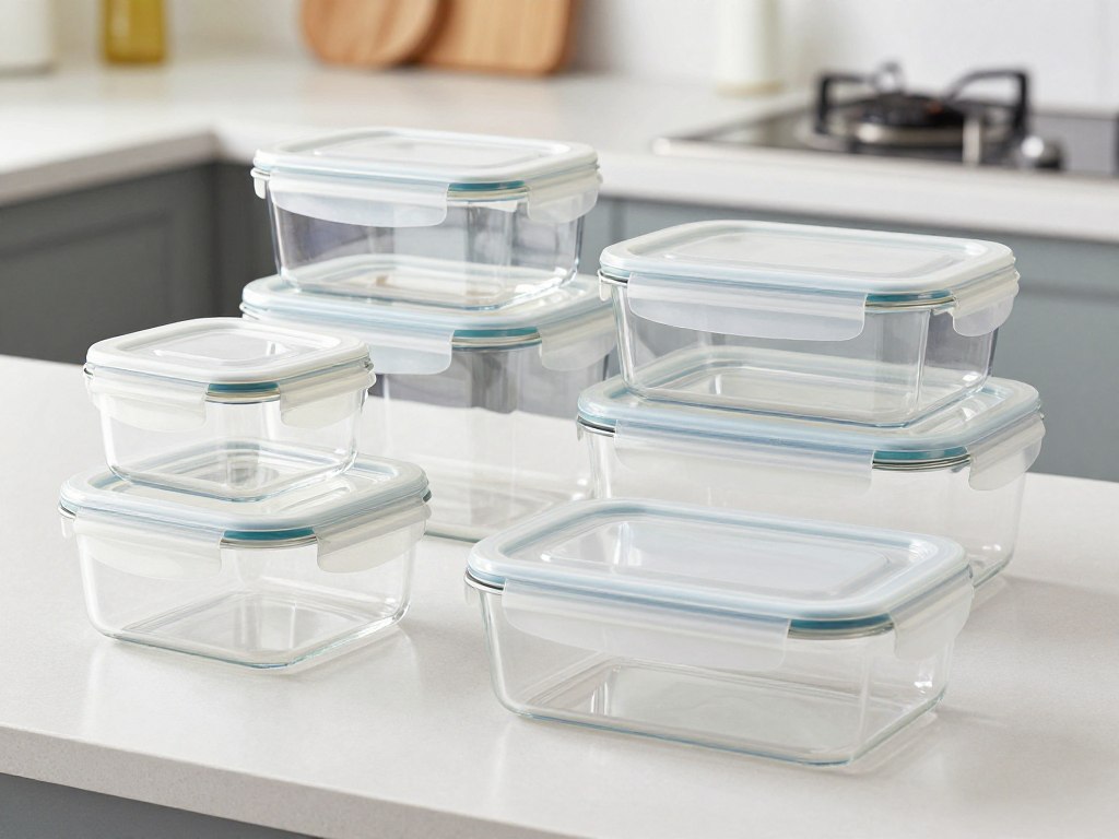 Glasslock Assorted Oven Safe Container Set with locking lids