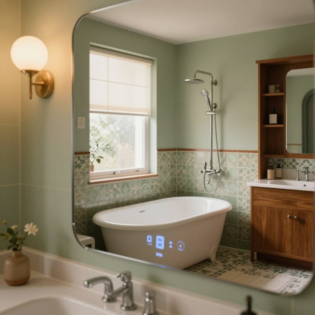 Retro Meets Tech: 10 Incorporating Smart Appliances into Mid-Century Bathrooms Mid-Century Bathrooms