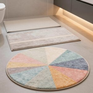 Read more about the article 15 Modern Bathroom Rug Ideas for Small Spaces: From Round Shapes to Runners