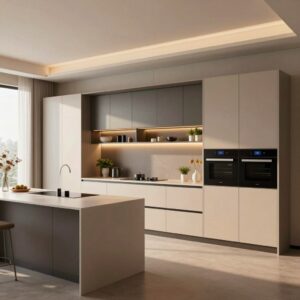 Read more about the article 7 Smart Kitchen Cabinets Ideas: Integrating Technology into Your Cabinetry