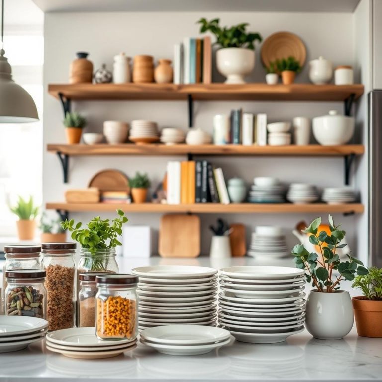 Styling Kitchen Shelves