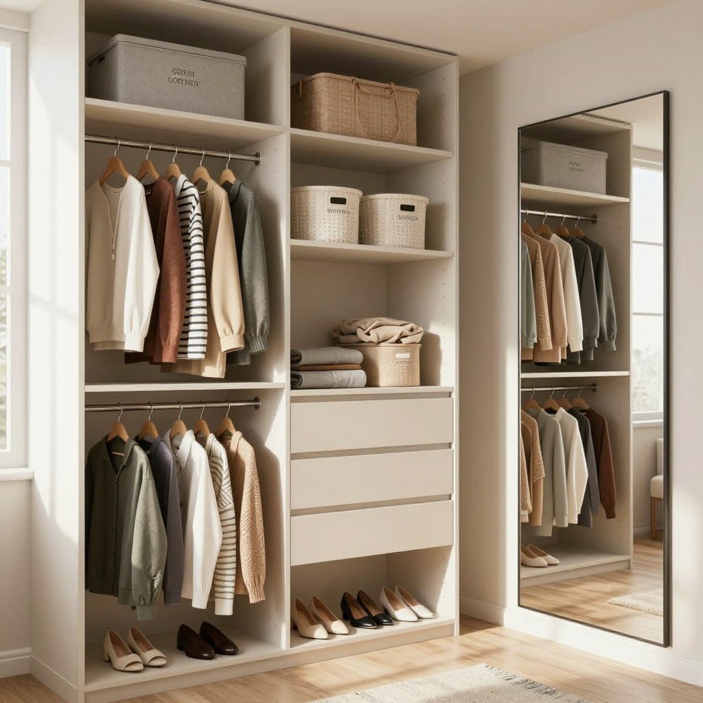 closet organization tips