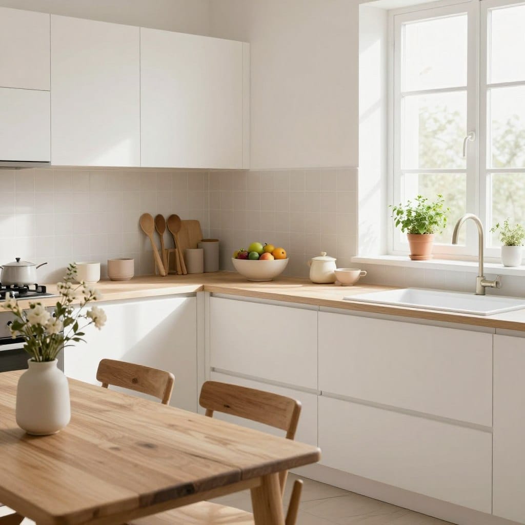 cozy minimalist kitchen