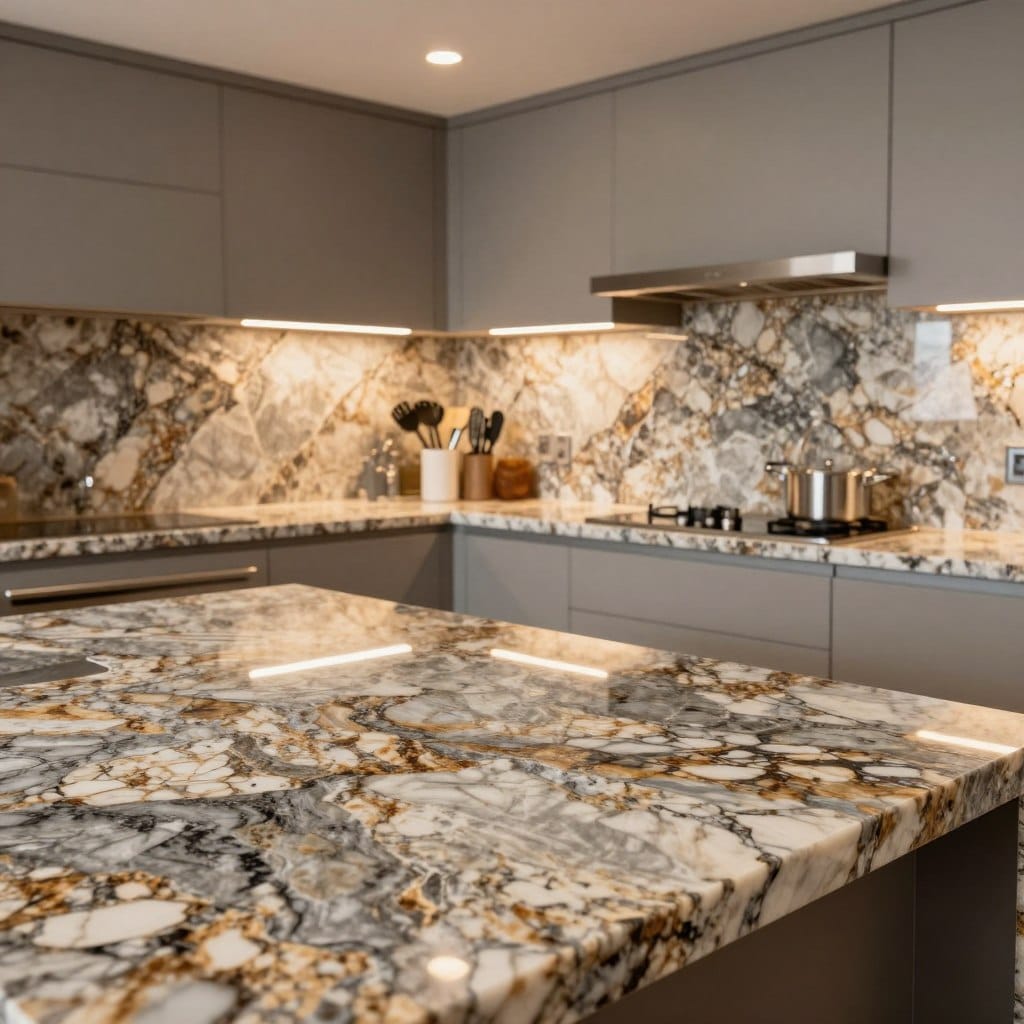 granite backsplashes