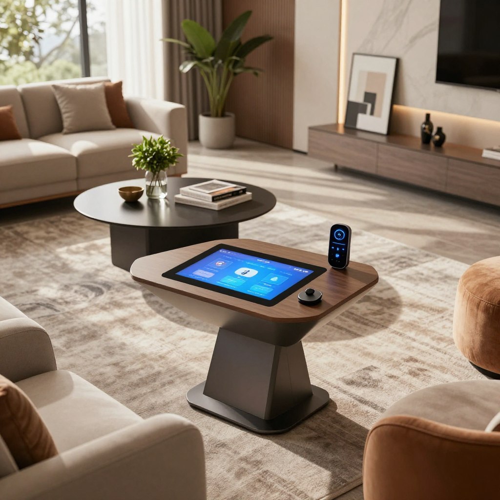 interactive corner table installations