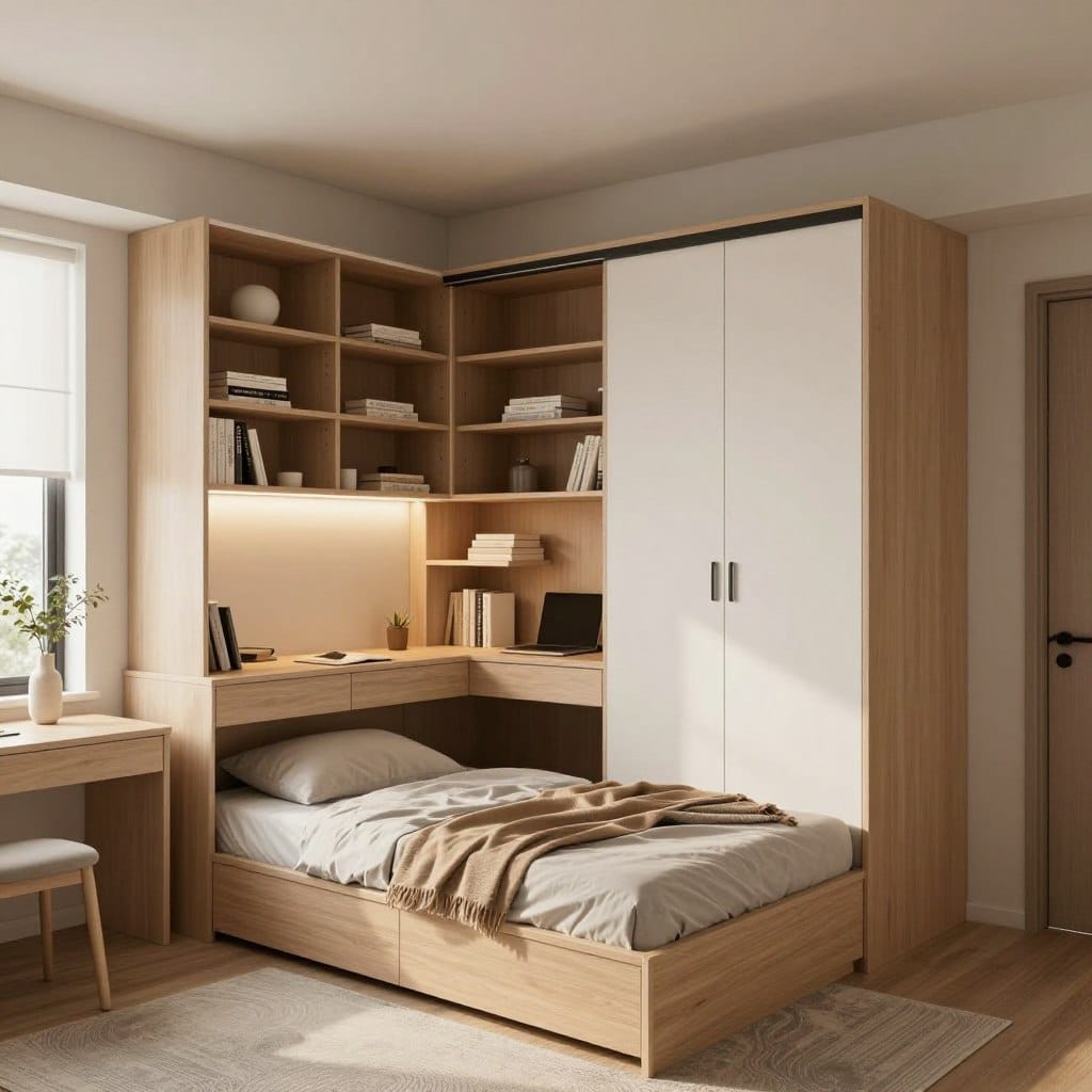 maximizing space in small bedrooms