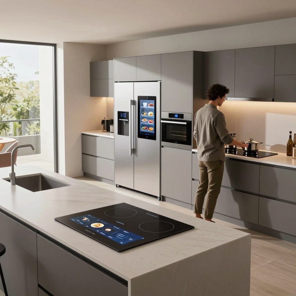 smart kitchen technology for efficient layout
