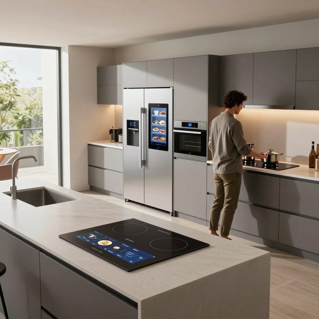 smart kitchen technology for efficient layout