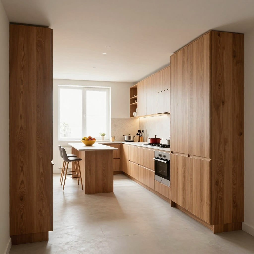 space-saving kitchen ideas vertical cabinetry