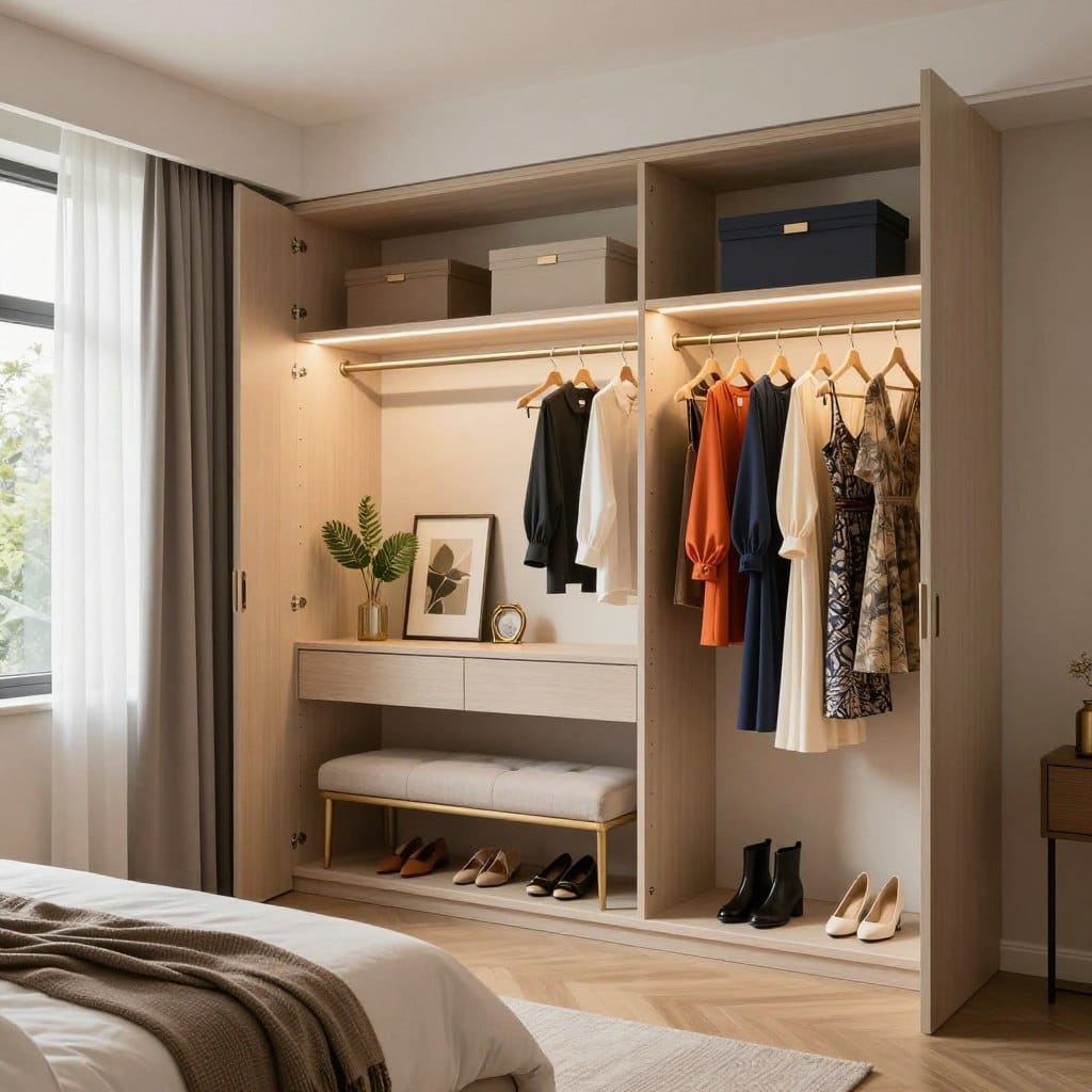 stylish open wardrobe concepts