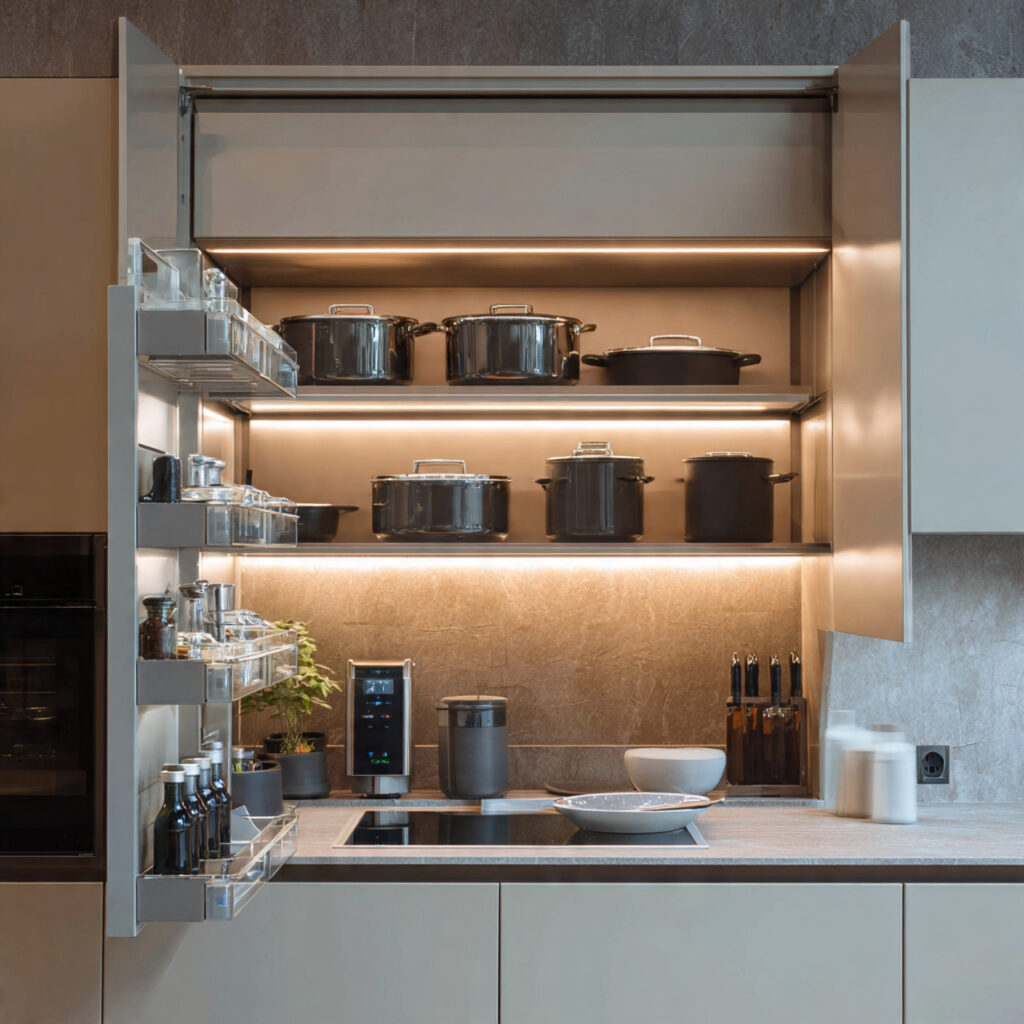 7 Smart Kitchen Cabinets Ideas: Integrating Technology into Your Cabinetry