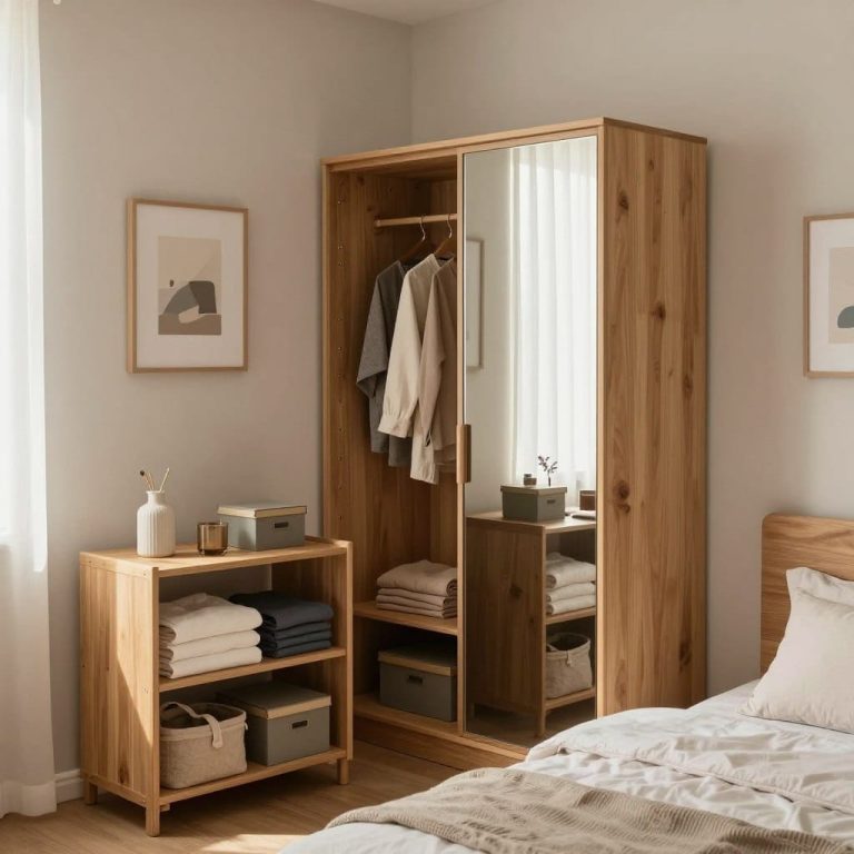 wardrobe ideas for small master bedroom