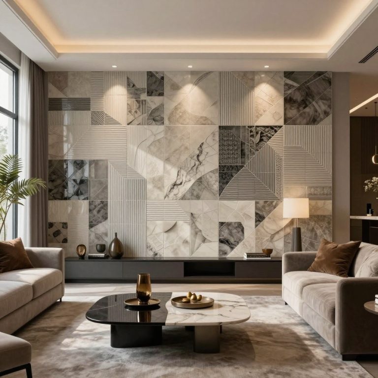 3D Textured Wall Tile