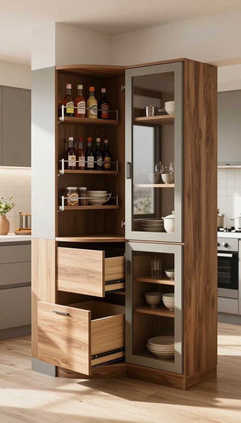Corner Kitchen Cabinet
