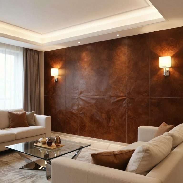 Create a Leather Accent Wall
