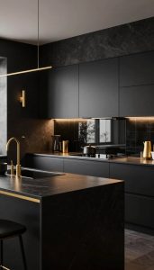 Dark Luxury Kitchen