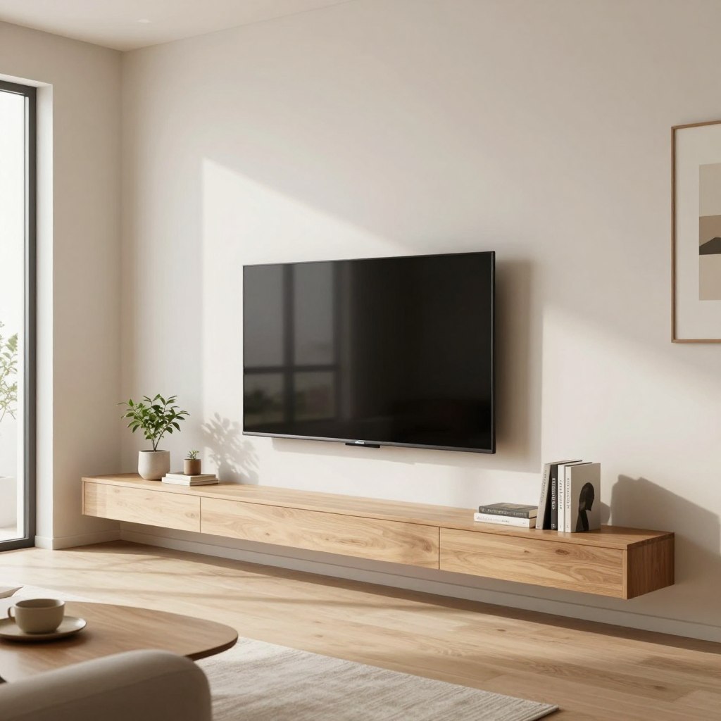 Floating TV Wall Mount Ideas