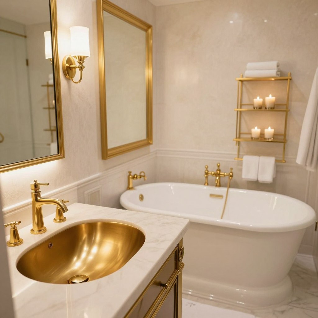 Gold and Brass Accents