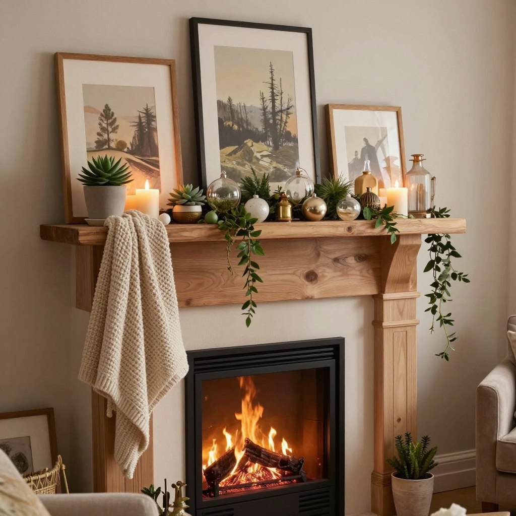 10 Living Room Mantle Decor Ideas to Anchor Your Space Living Room Mantle Decor Ideas