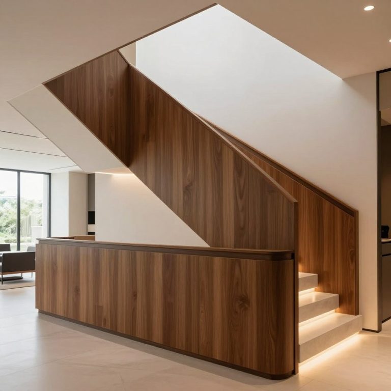 Modern Staircase Wall Paneling