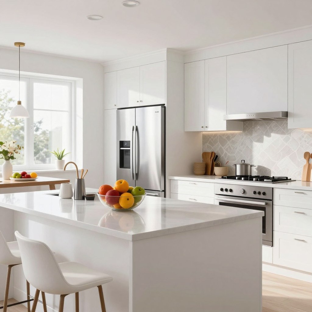 Modern White Kitchen Design