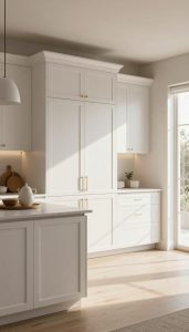 Modern White Oak Kitchen Cabinets