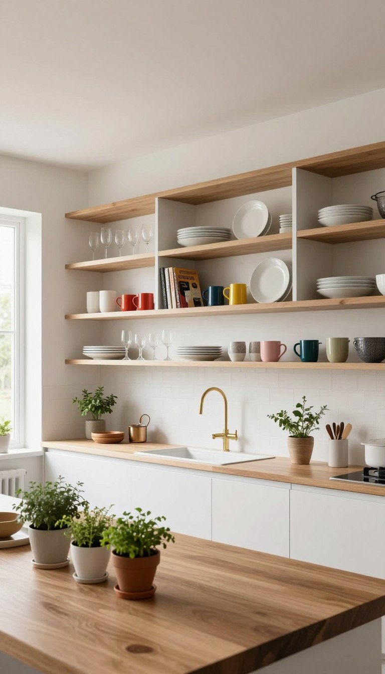Open Kitchen Shelving Ideas