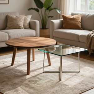 Read more about the article Round vs Square Coffee Tables Which Shape Is Right for You?