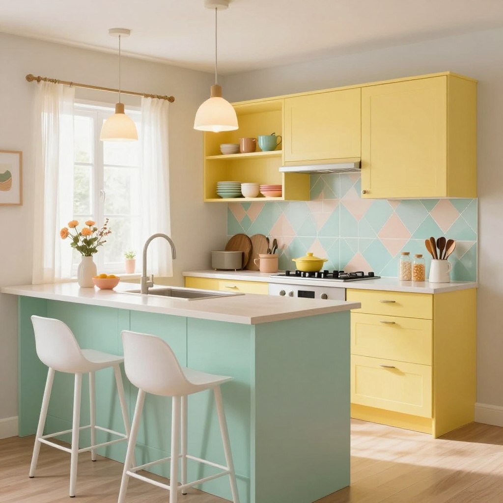 Small Kitchen Color Solutions