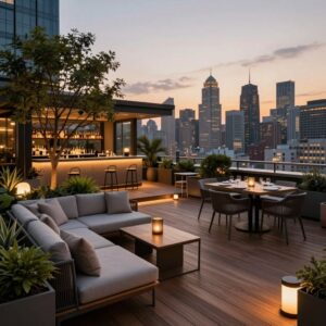 Read more about the article 10 Stylish Rooftop Terrace Ideas for Small and Large Spaces