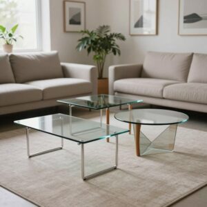 Read more about the article 8 Minimalist Tempered Glass Coffee Table Ideas for Modern Spaces