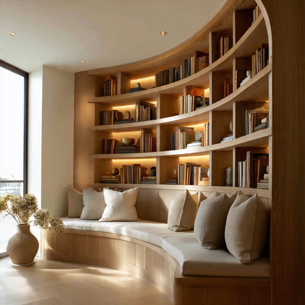9 Luxury Built In Bookshelf Designs for Living Room Walls