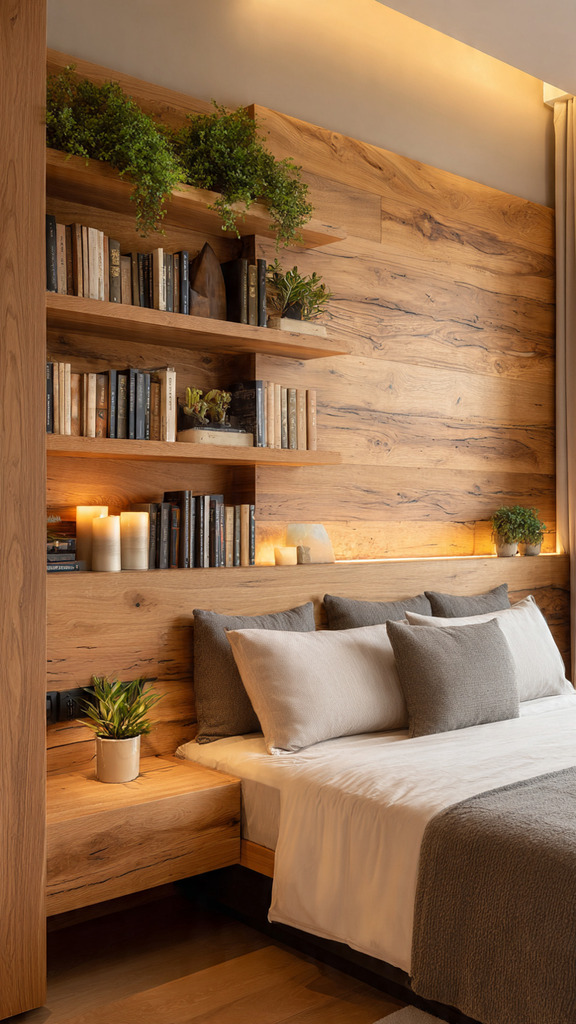 8 Natural Wood Headboard Ideas for Statement Bedroom Walls