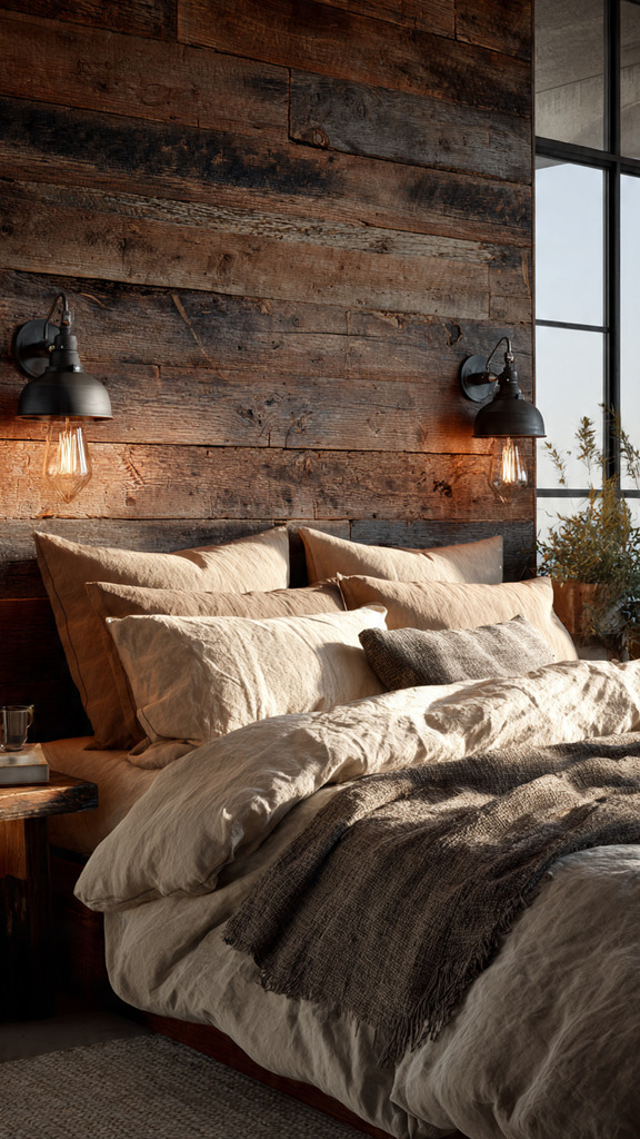 8 Natural Wood Headboard Ideas for Statement Bedroom Walls