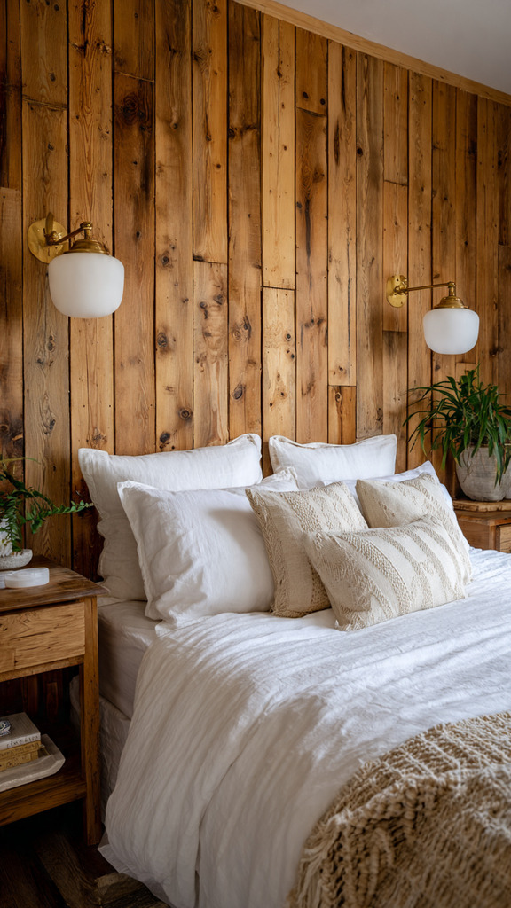 8 Natural Wood Headboard Ideas for Statement Bedroom Walls