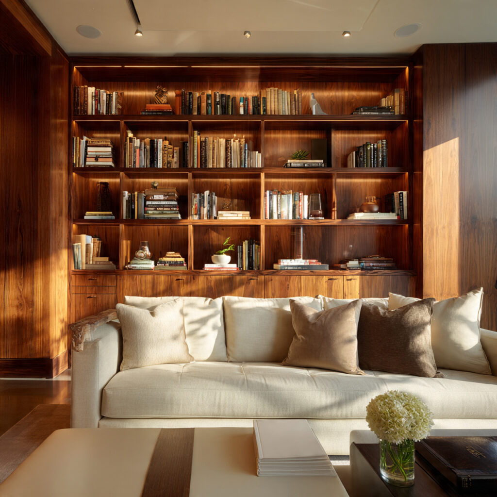 9 Luxury Built In Bookshelf Designs for Living Room Walls