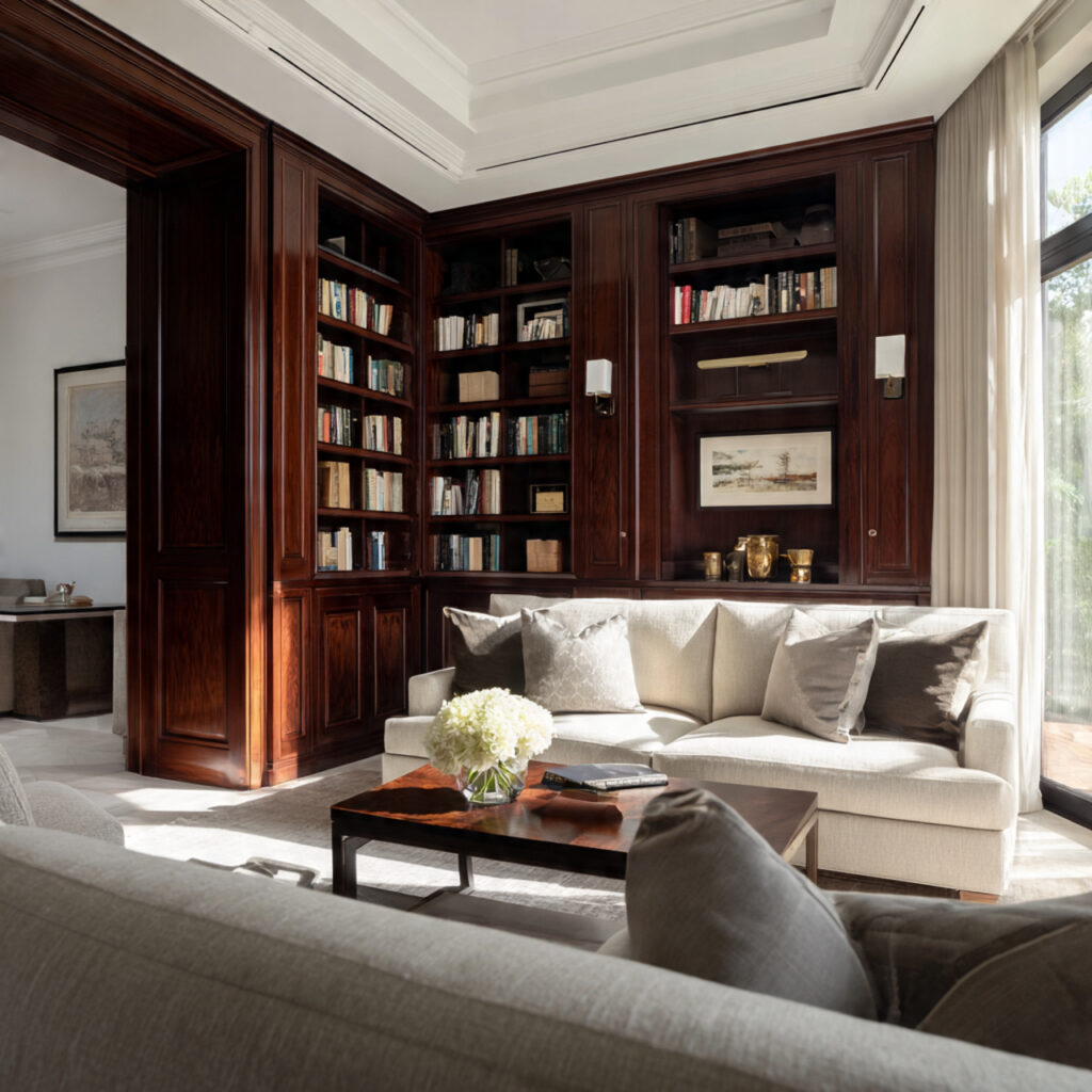 9 Luxury Built In Bookshelf Designs for Living Room Walls