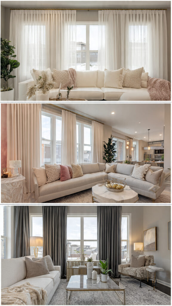 7 Curtain Colors That Match Every Living Room Color Scheme