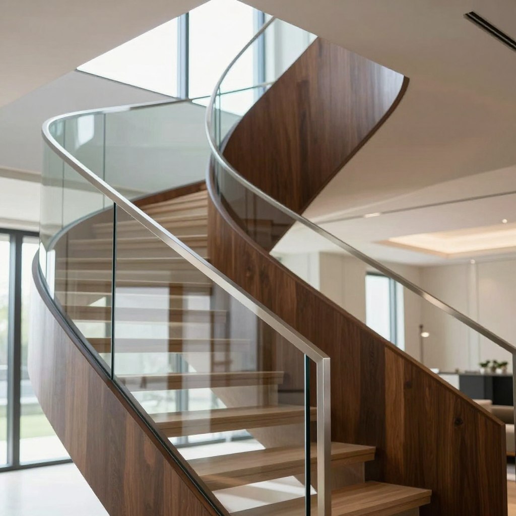 modern staircase railings and balustrades