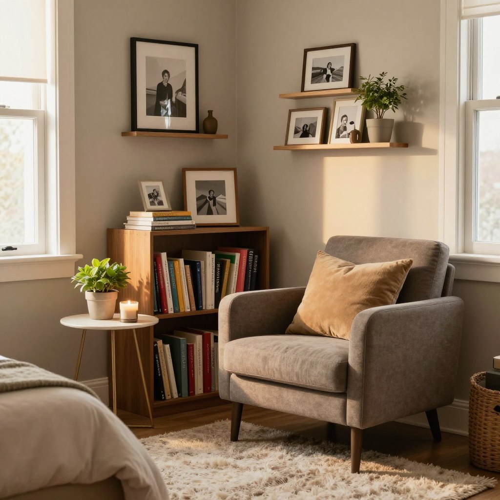 Empty Master Bedroom Corner